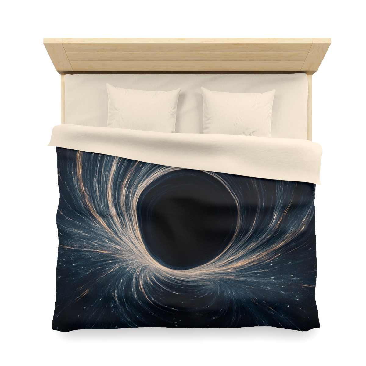 Gravity Well Vortex personalized bedding duvets