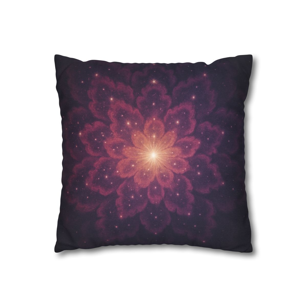 Starburst Fractal Bloom unique gift pillow cases