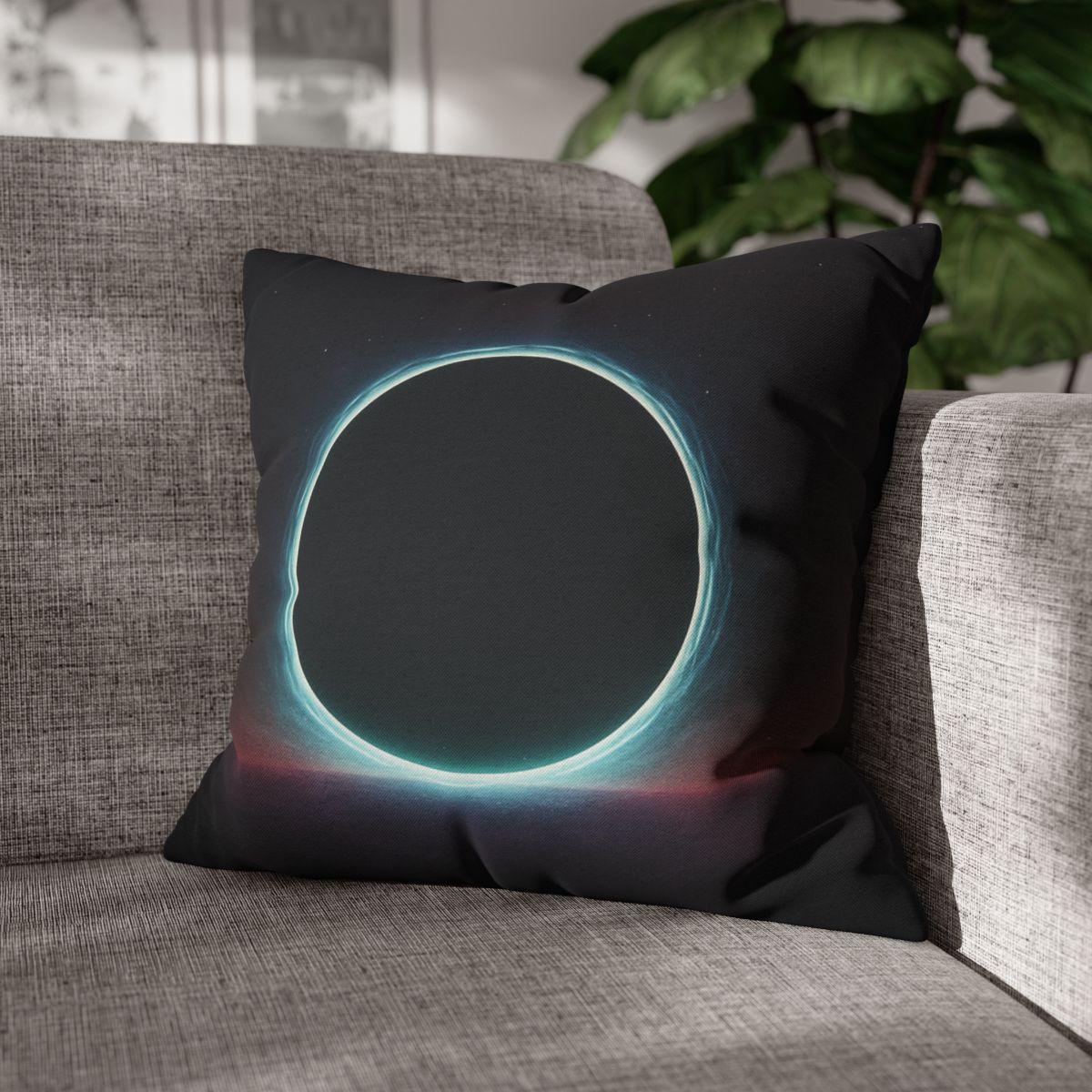 Black Horizon Silhouette designer print pillow cases