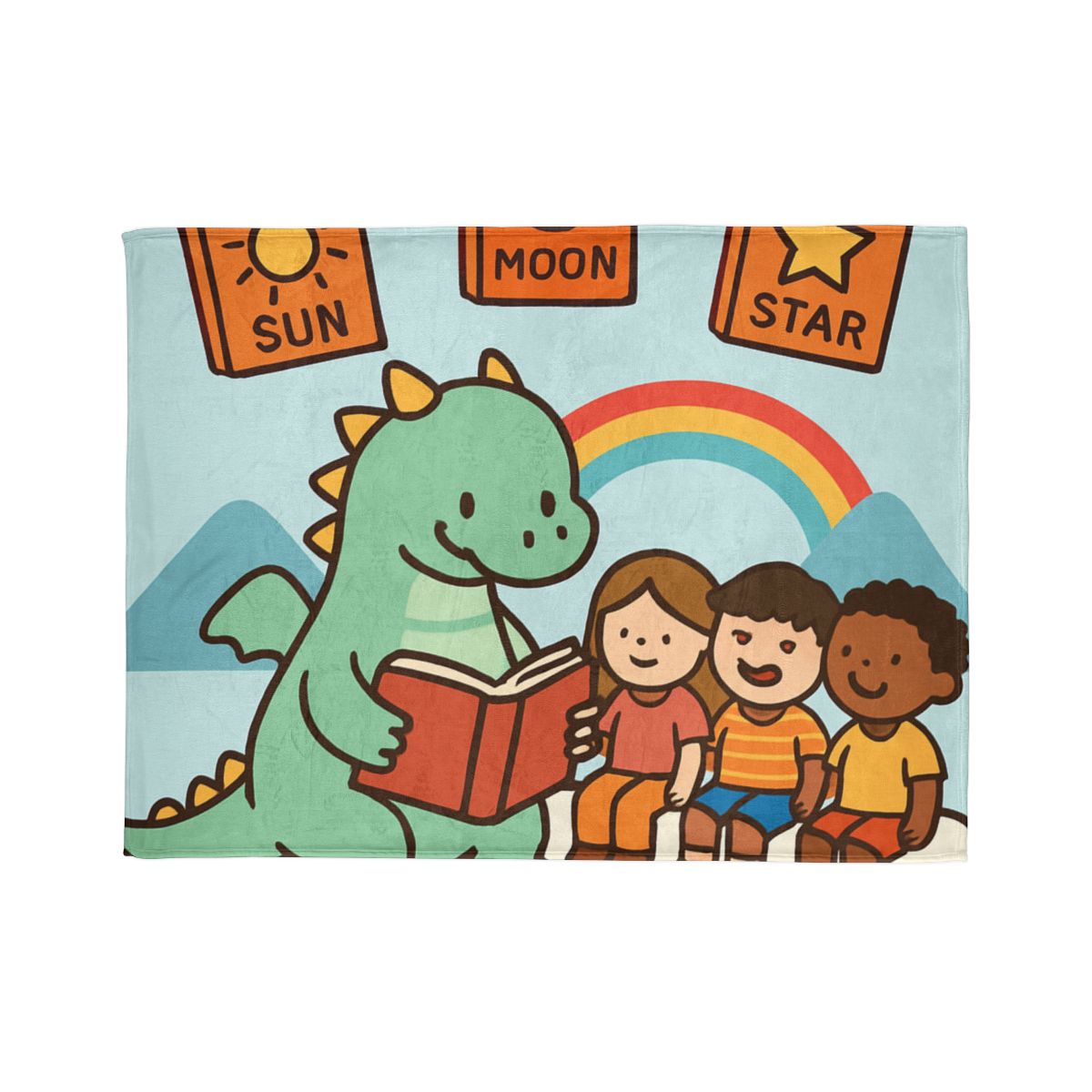 Dragon Library In The Cloud Valley custom blankets