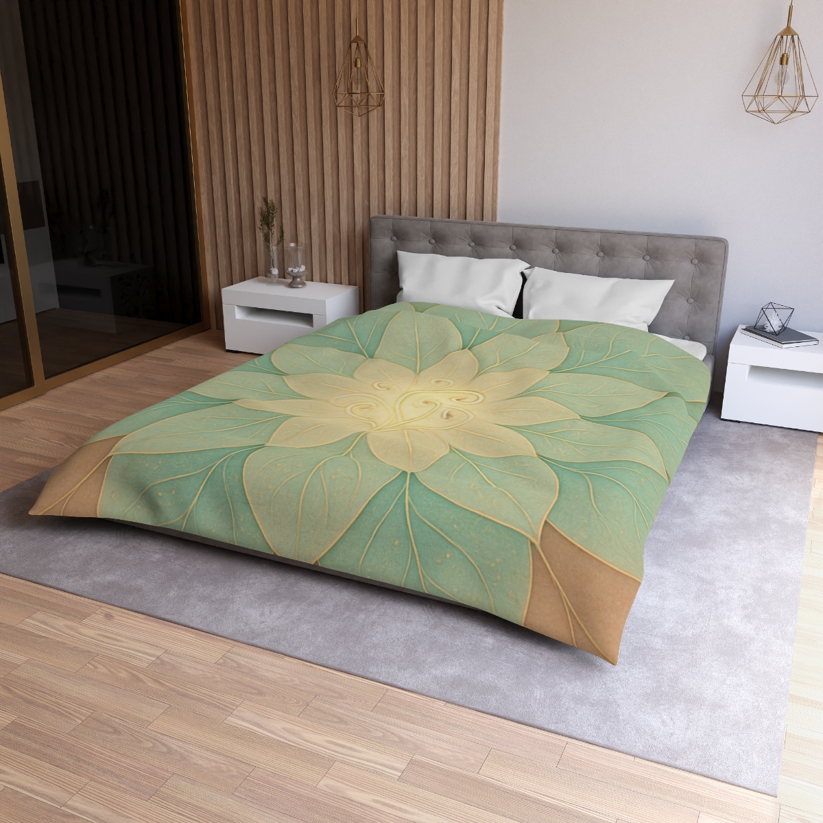 Petal Lattice Aurora stylish duvet covers