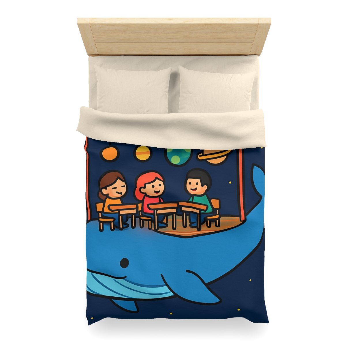 Cosmic Whale Classroom stylish duvet covers