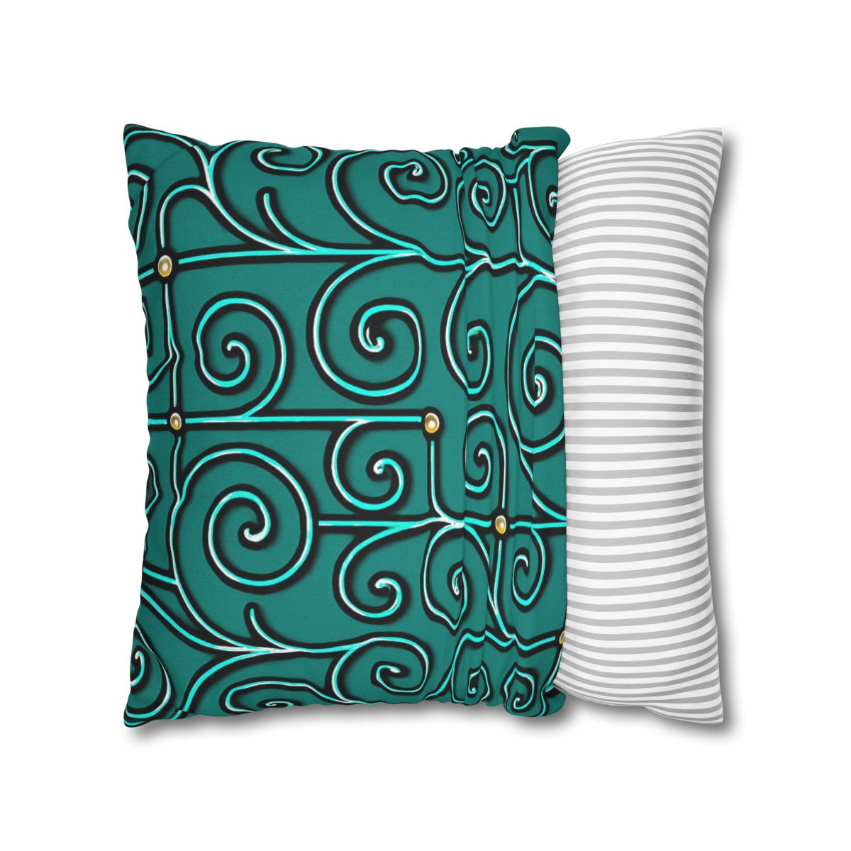 Tendril Circuit Lattice personalized pillow covers