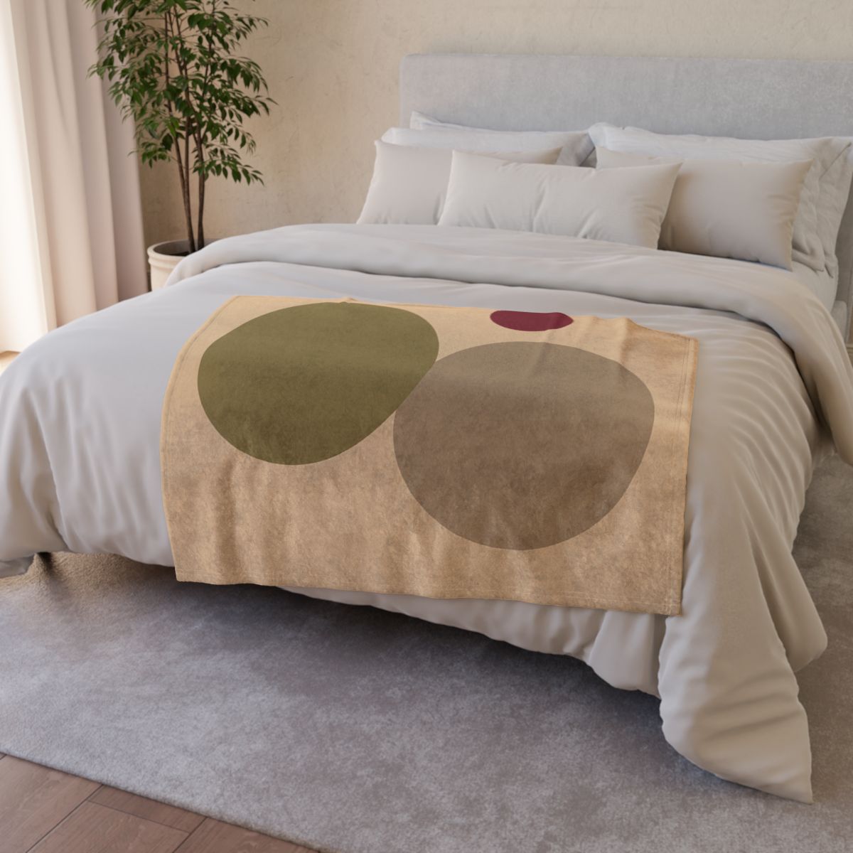 Three Circles With Shared Edge personalized cozy blankets