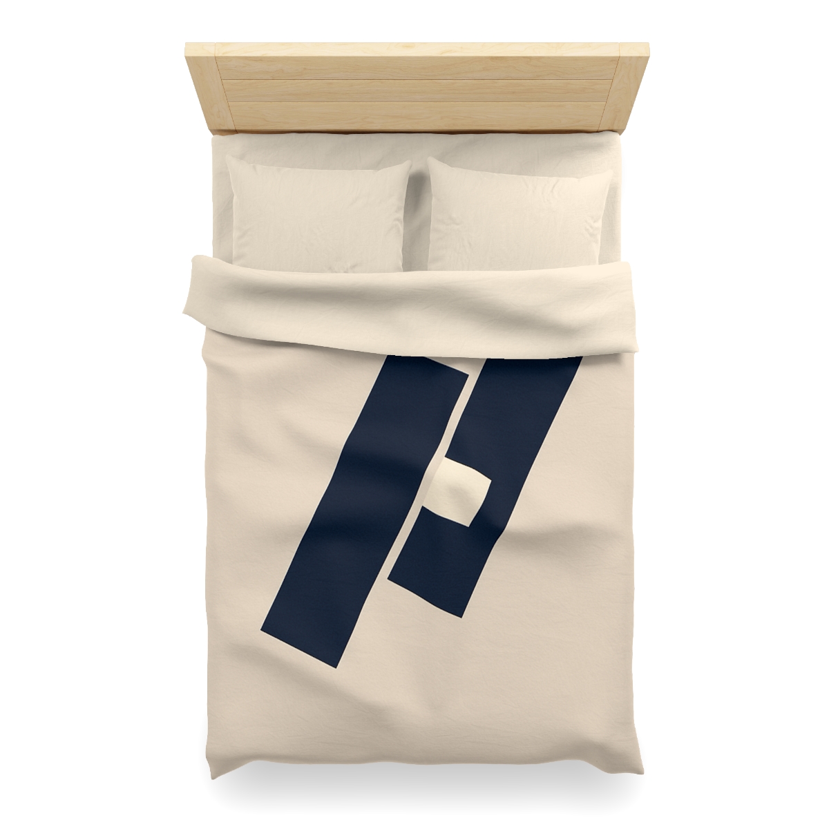 Quiet Diagonal Stack custom duvets