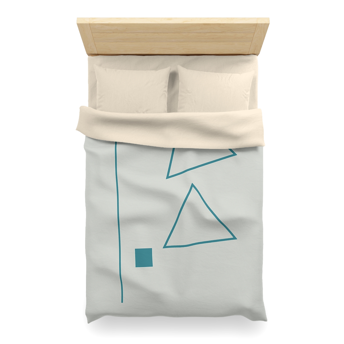 Staggered Triangles With Silent Axis personalized bedding duvets