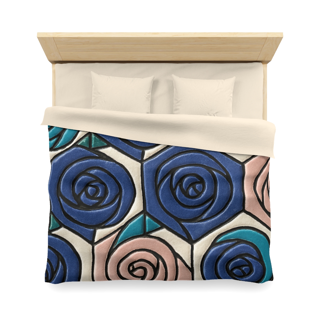 Bud Spiral Mosaic Tiles trendy bedroom duvets