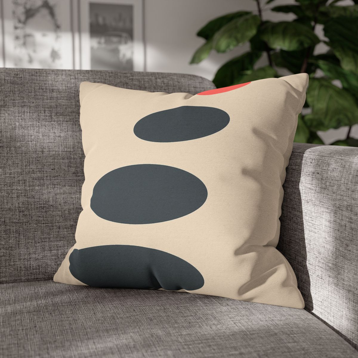 Staggered Ovals With Pause comfortable bedding pillow covers