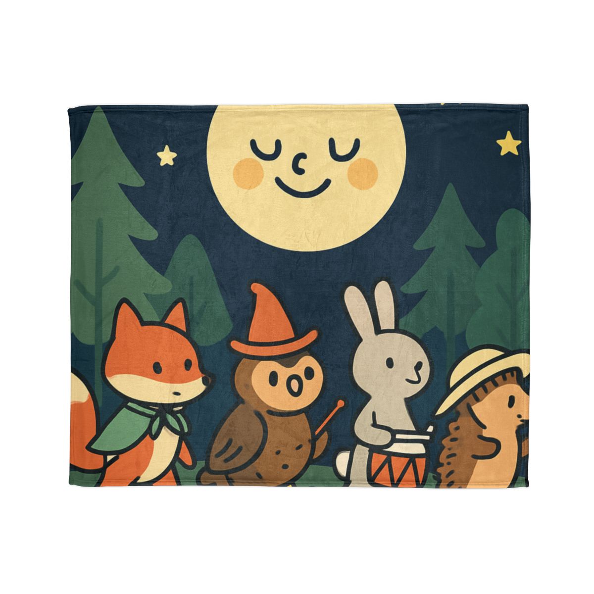 Moonlight Forest Parade warm winter blankets