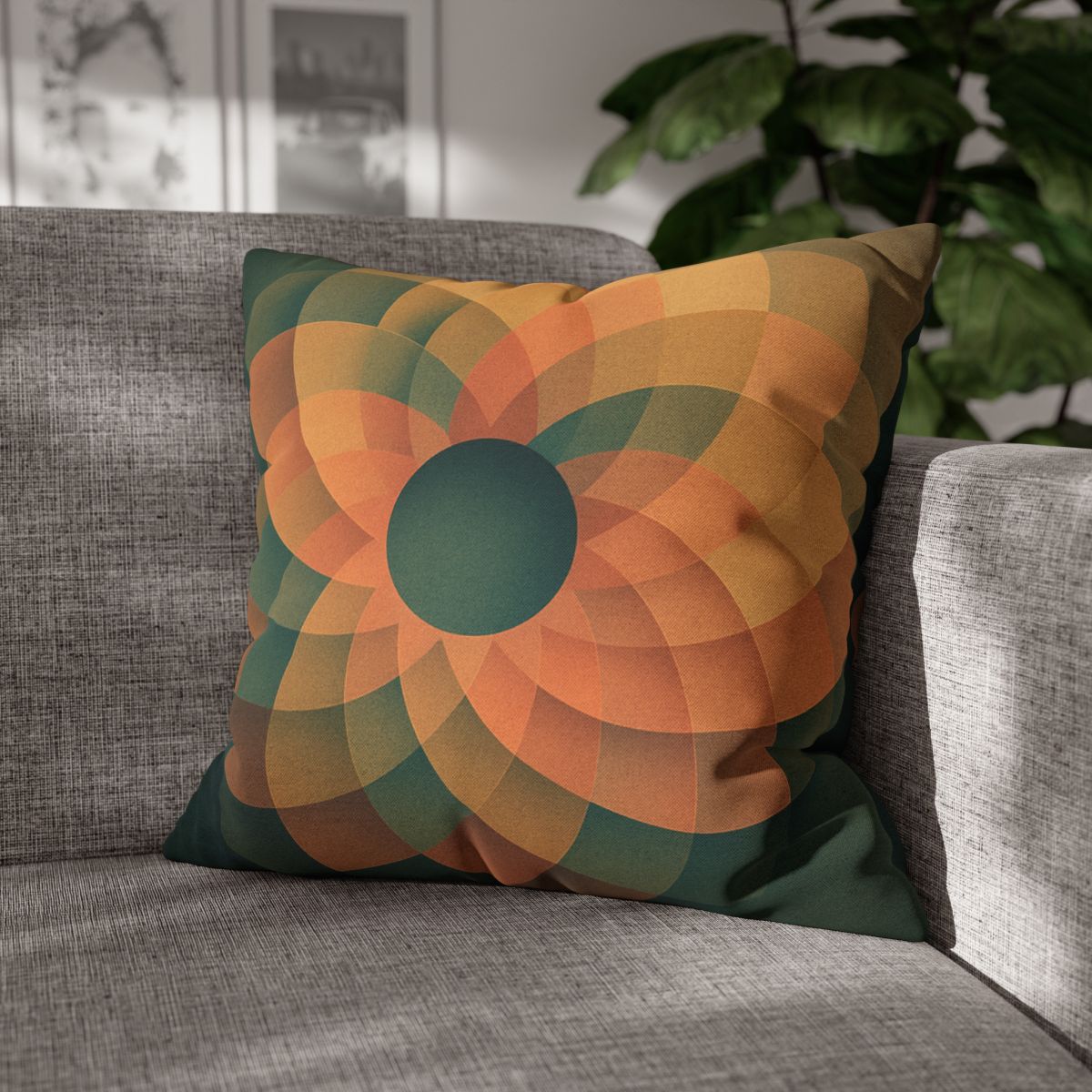 Petal Clockwork Overlay custom pillow cases