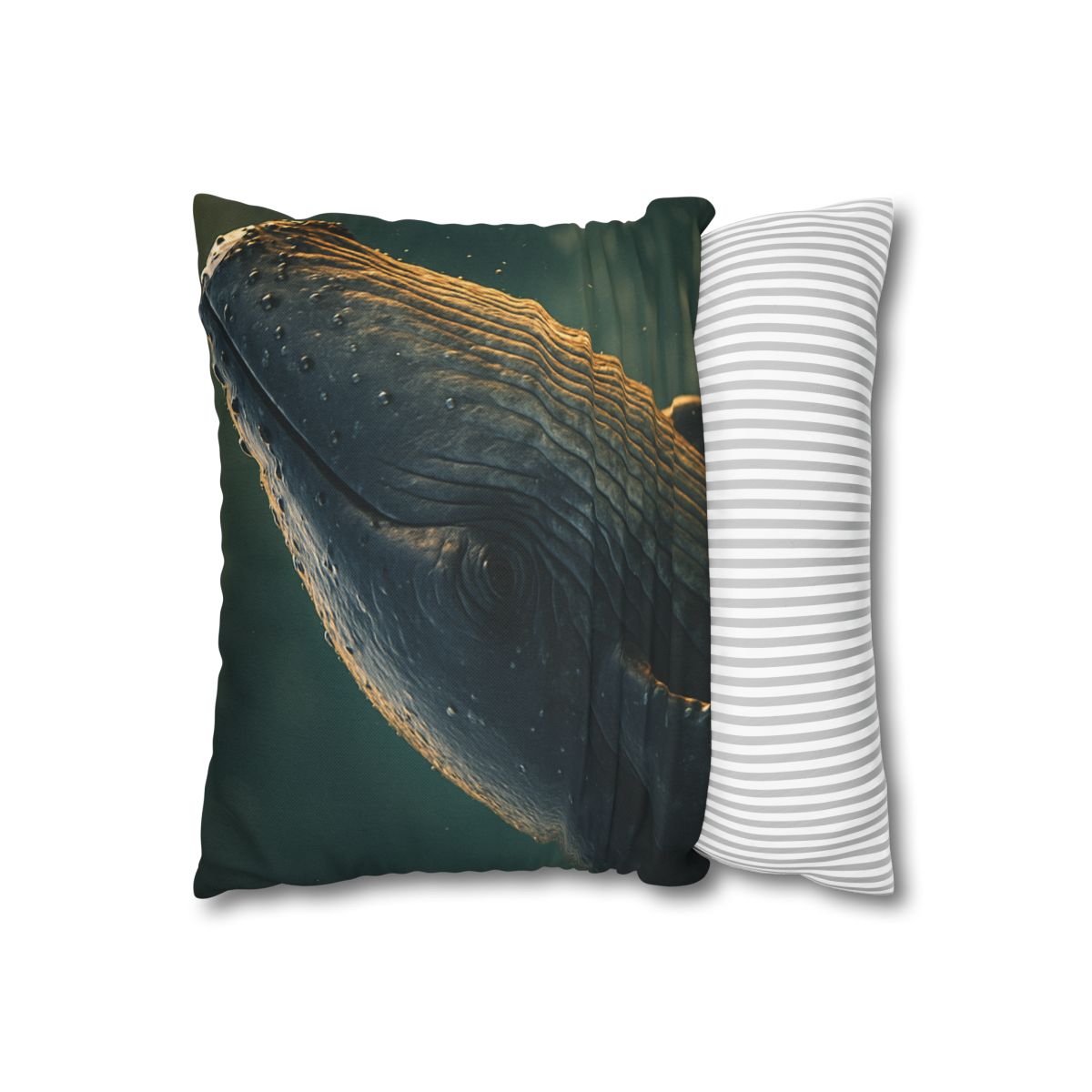Silver Surge Humpback Whale soft cotton pillow cases