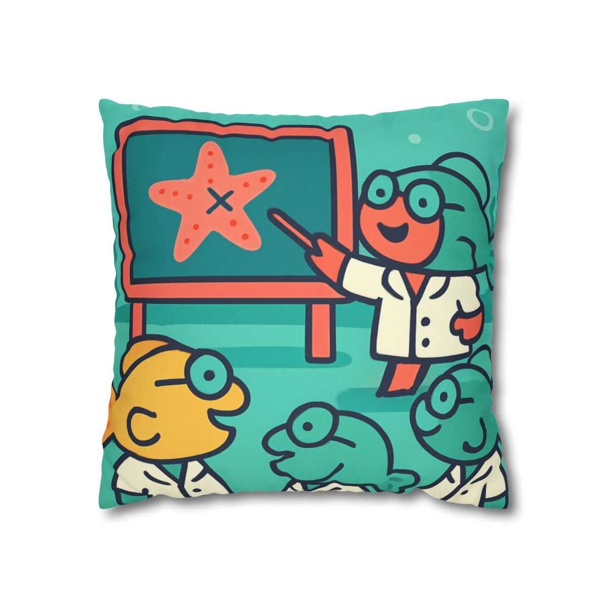 Coral School Of Scientists custom pillow cases