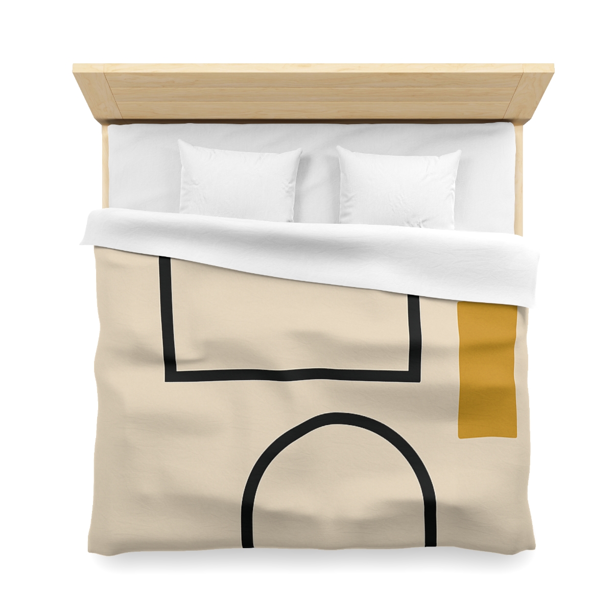 Arc Window Alignment designer printed duvets