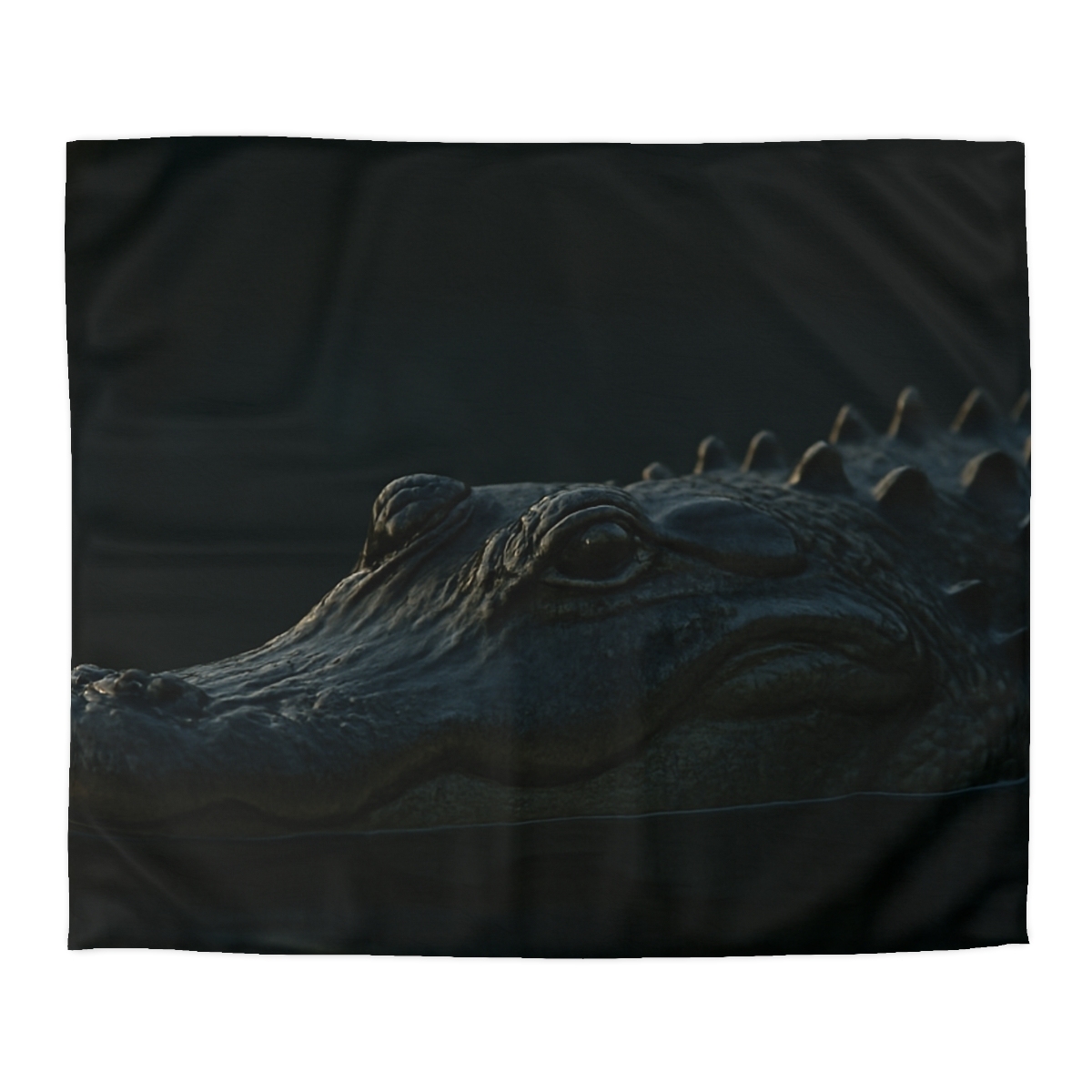 Moonlit Stillness American Alligator warm winter duvets