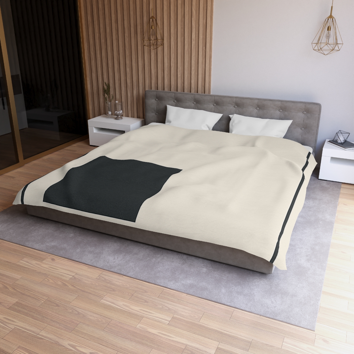 Balanced Triad With Open Frame soft comforter duvets