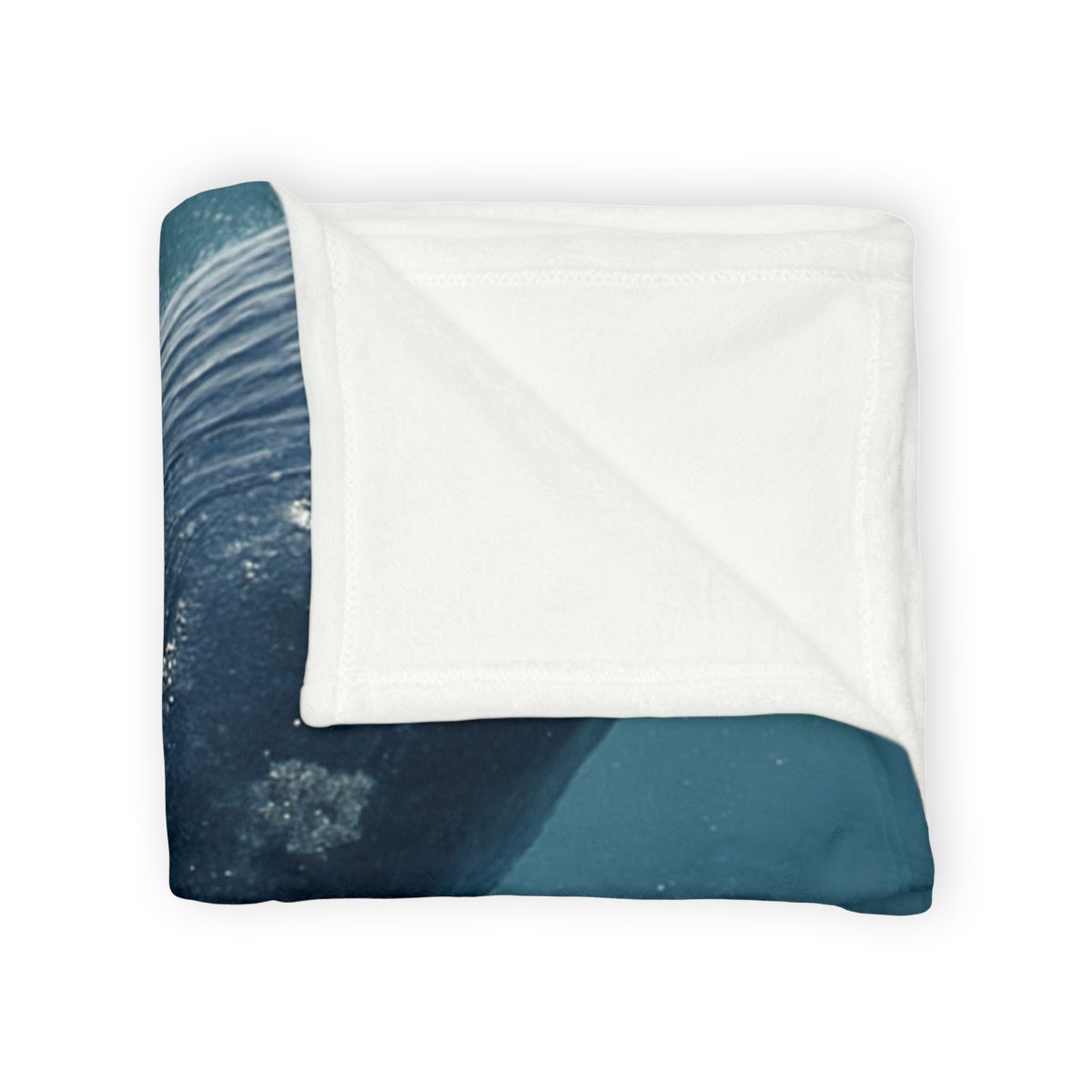 Ocean Song Humpback Whale personalized cozy blankets