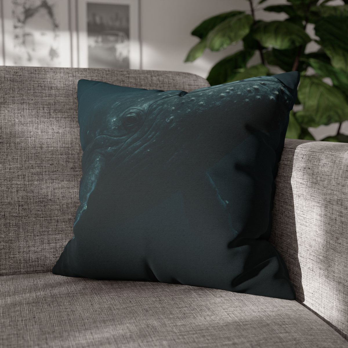 Deep Current Humpback Whale personalized pillow covers