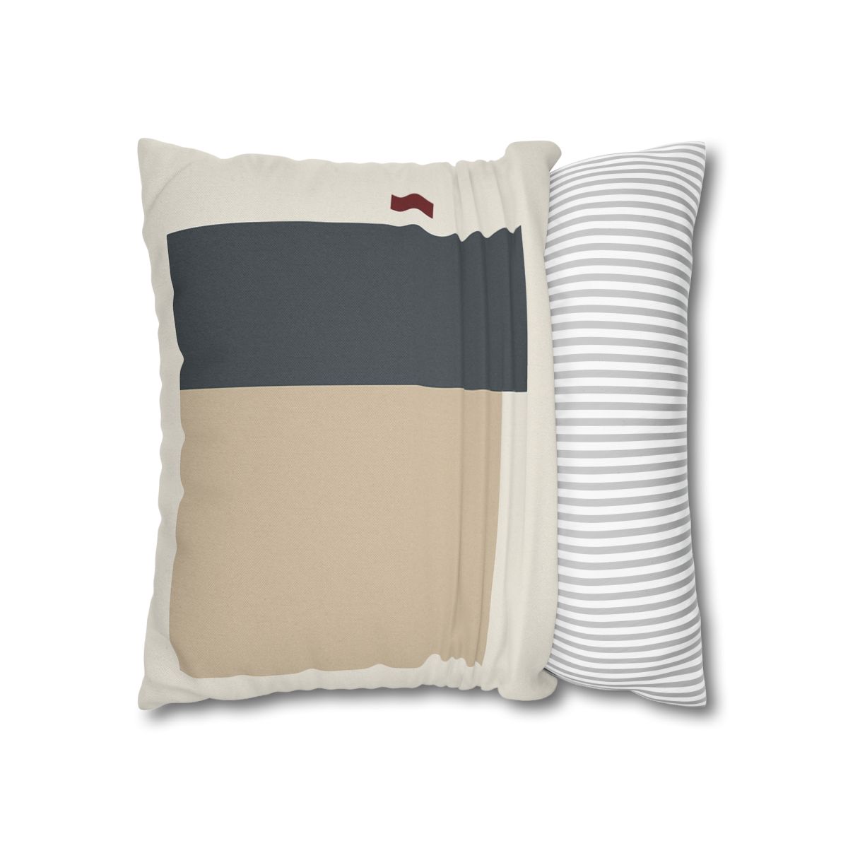 Offset Squares With Calm Corridor designer print pillow cases