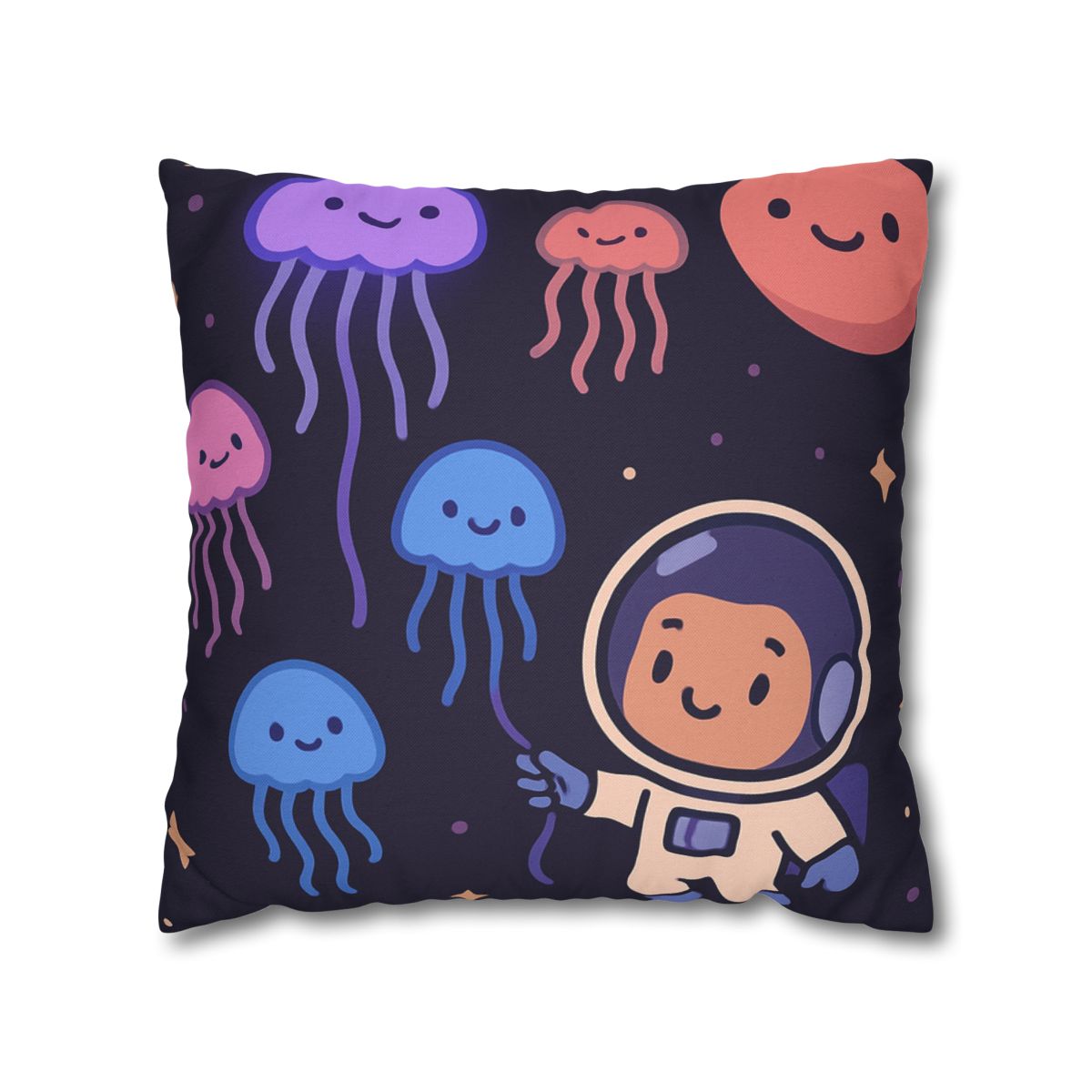 Galaxy Garden Of Floating Jellyfish comfortable bedding pillow covers