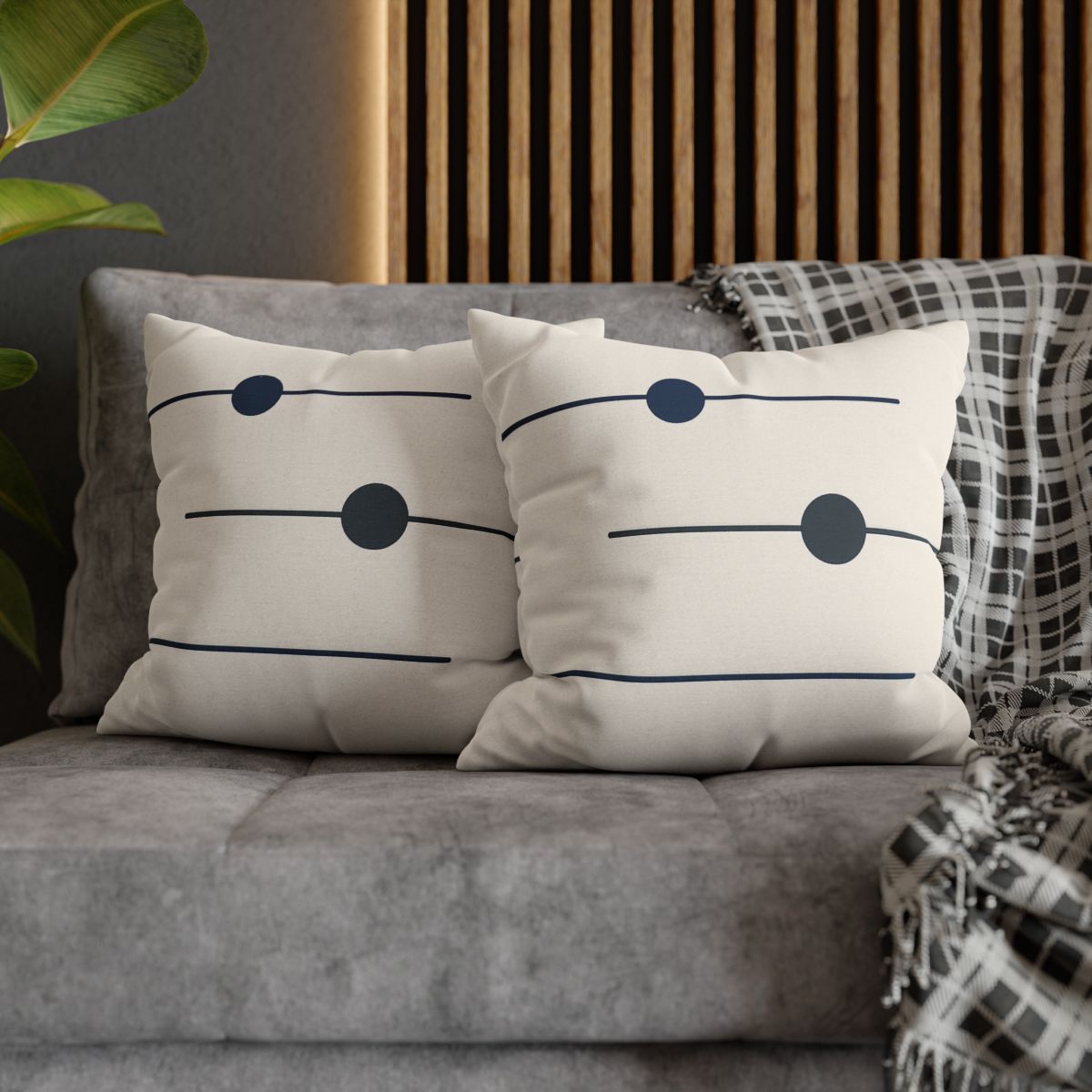 Orbital Line Array custom pillow cases