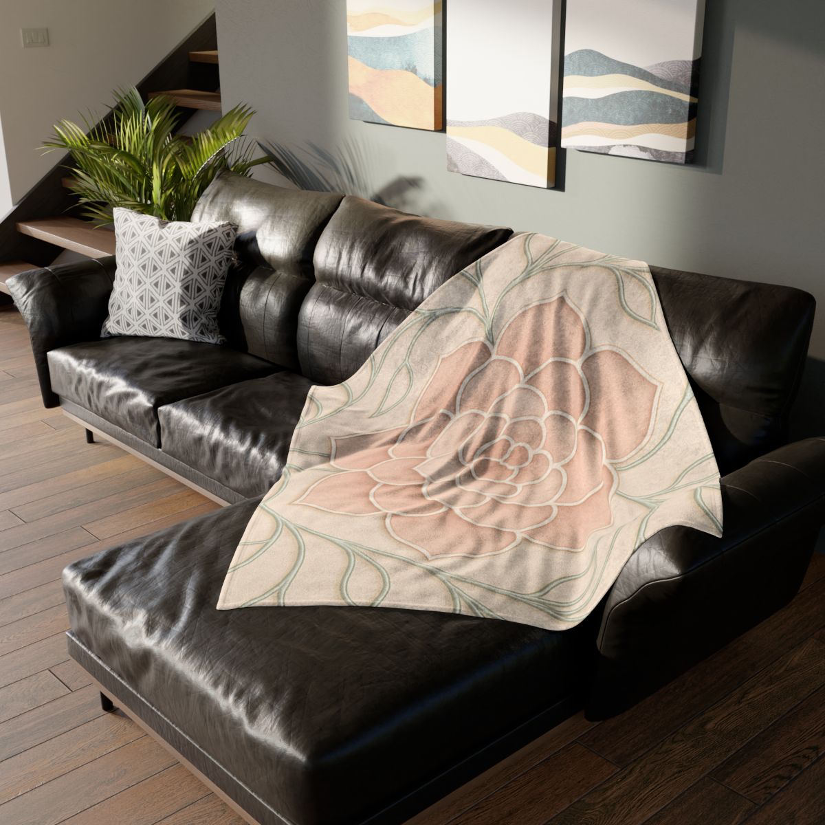 Petal Circuit Lace trendy patterned blankets