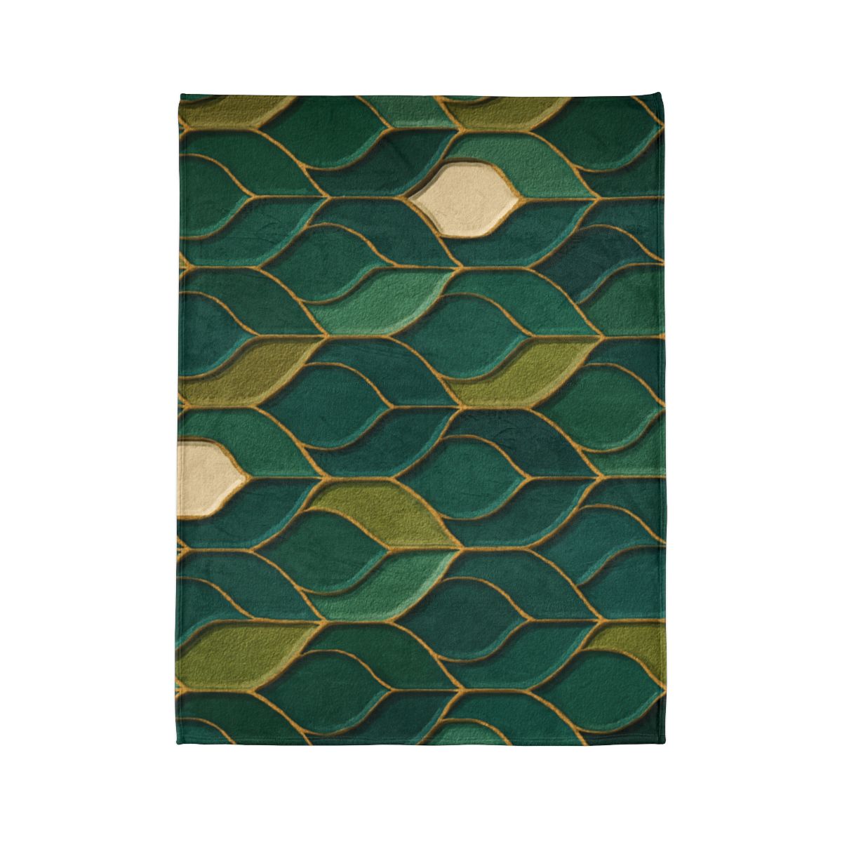 Bud Scale Tessellation warm winter blankets