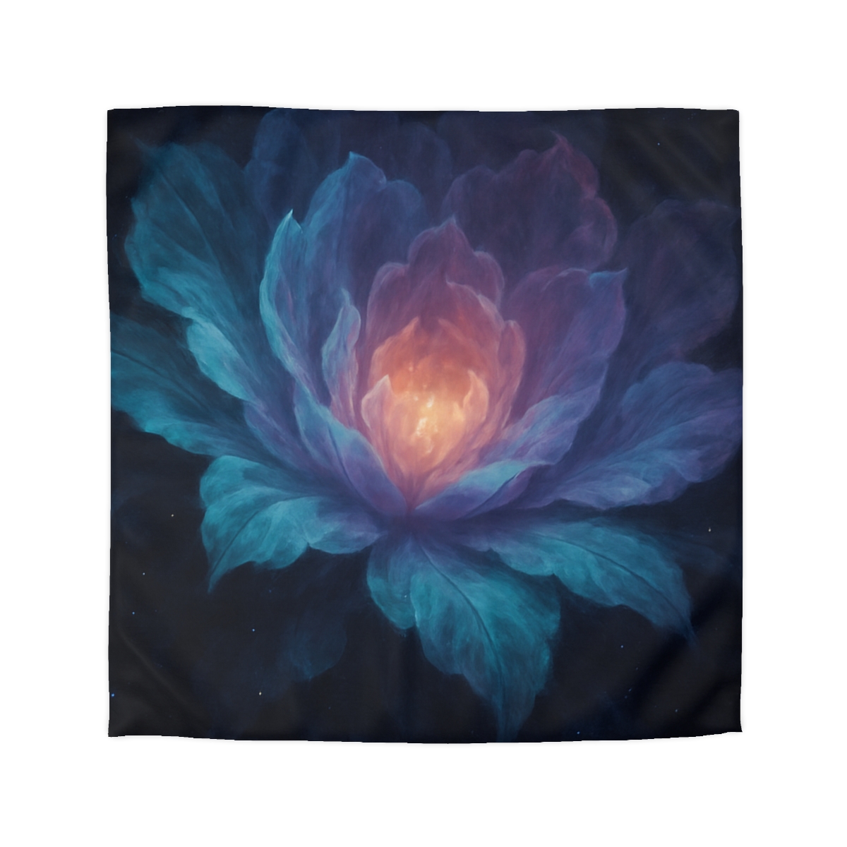 Prismatic Void Bloom custom duvets