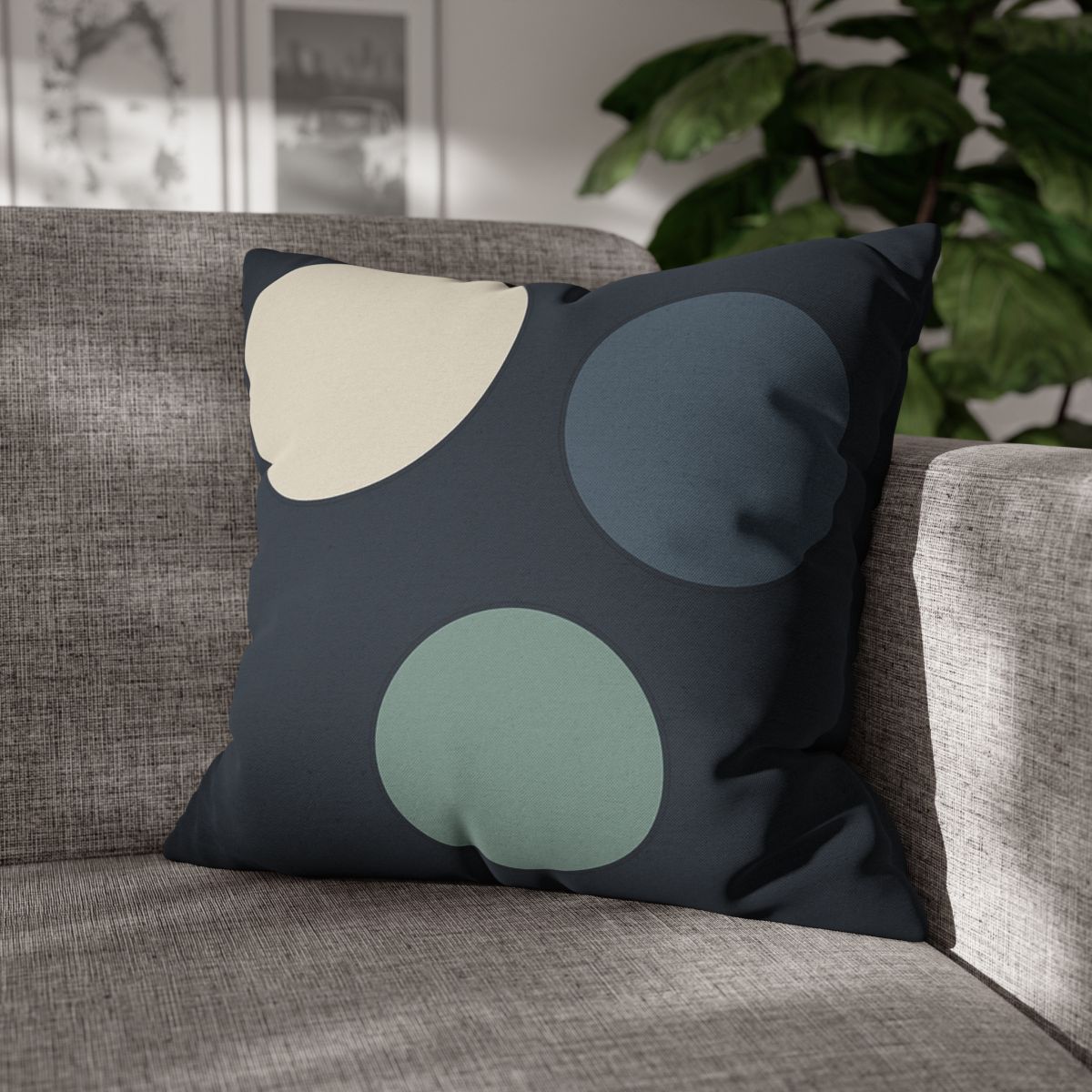 Staggered Circle Trio unique gift pillow cases