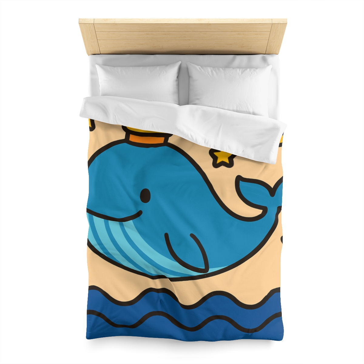 Starlight Whale Voyage custom duvets