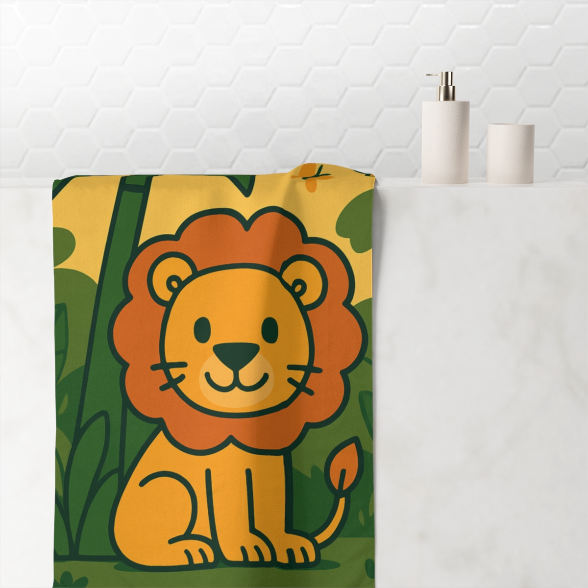 Jungle Safari Lion King unique gift towels