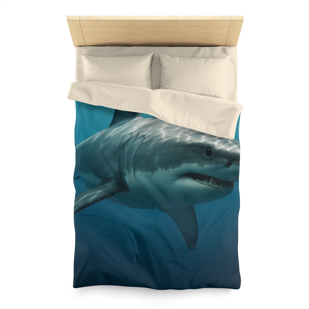 Silent Hunter Great White Shark trendy bedroom duvets