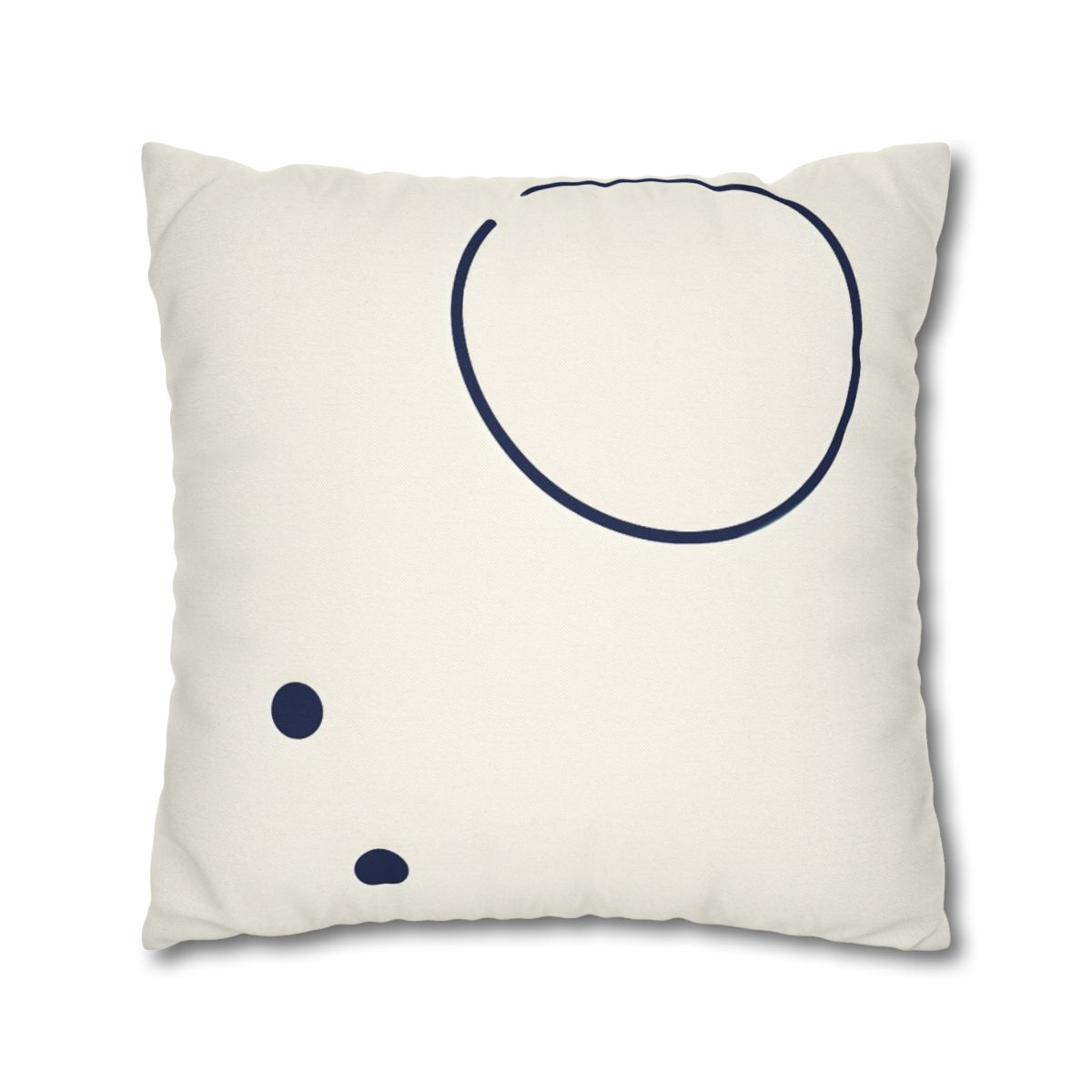 Orbiting Arc And Twin Dots designer print pillow cases