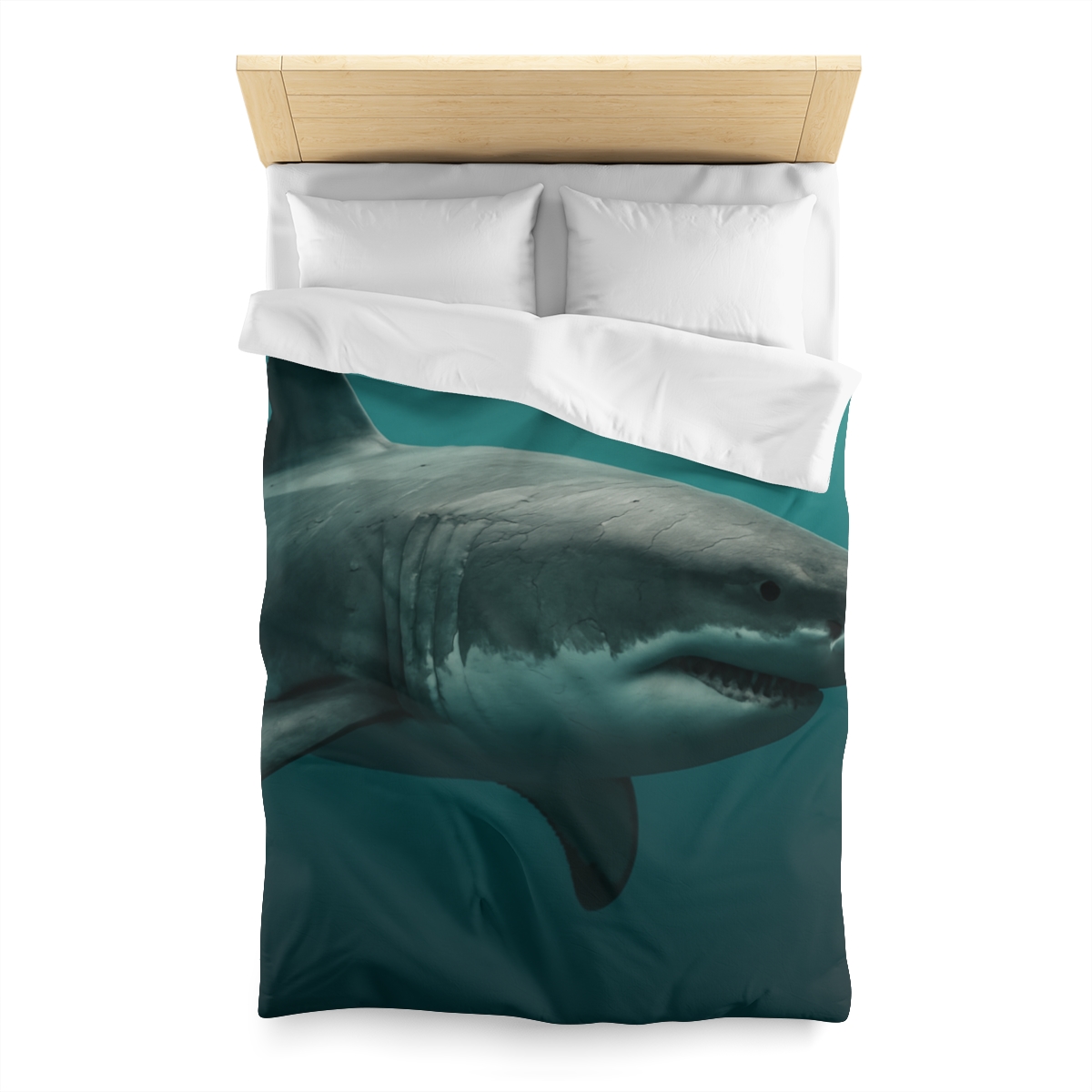 Silent Hunter Great White Shark unique patterned duvets
