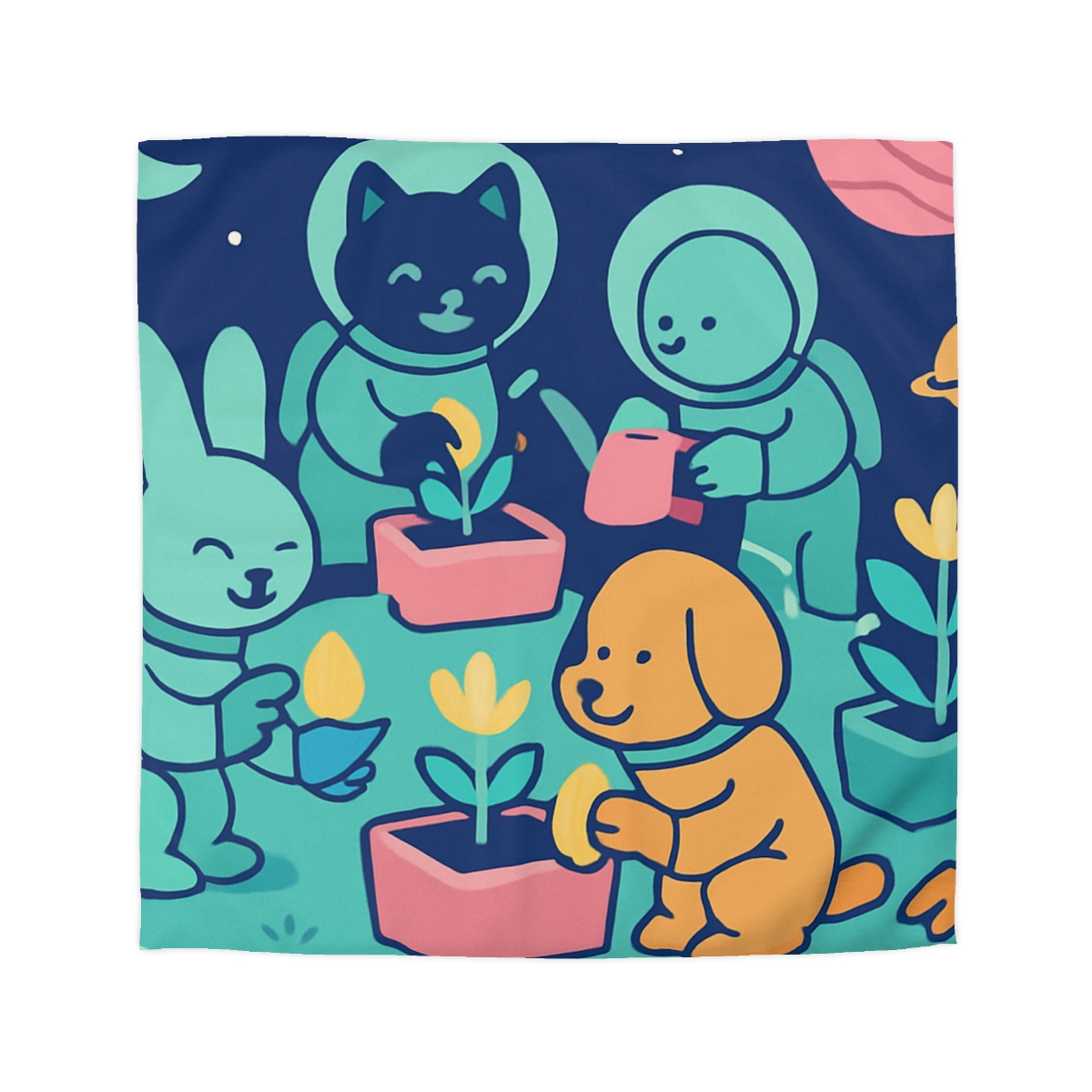 Galactic Gardeners duvets for gifts