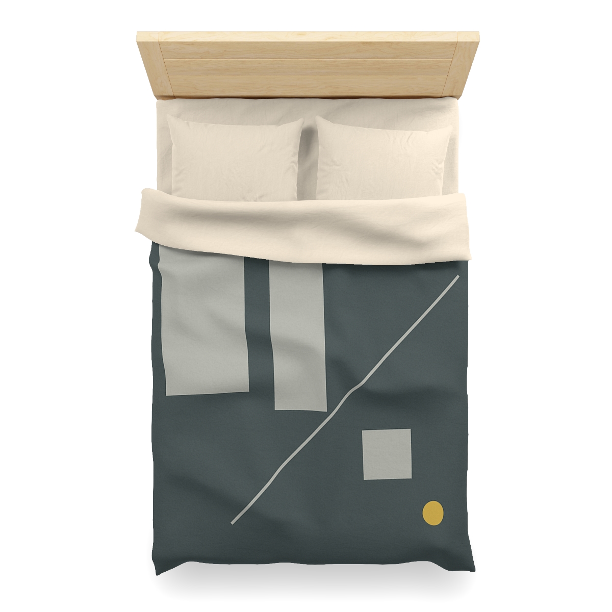 Staggered Blocks With Quiet Diagonal trendy bedroom duvets