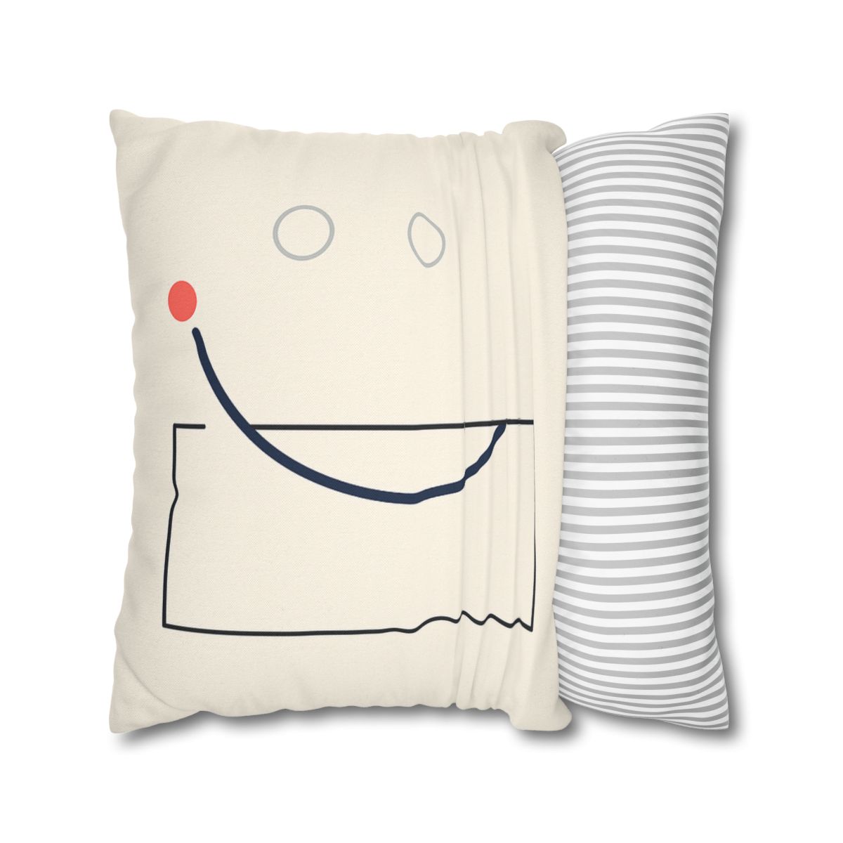 Offset Frame With Orbit Arc custom pillow cases