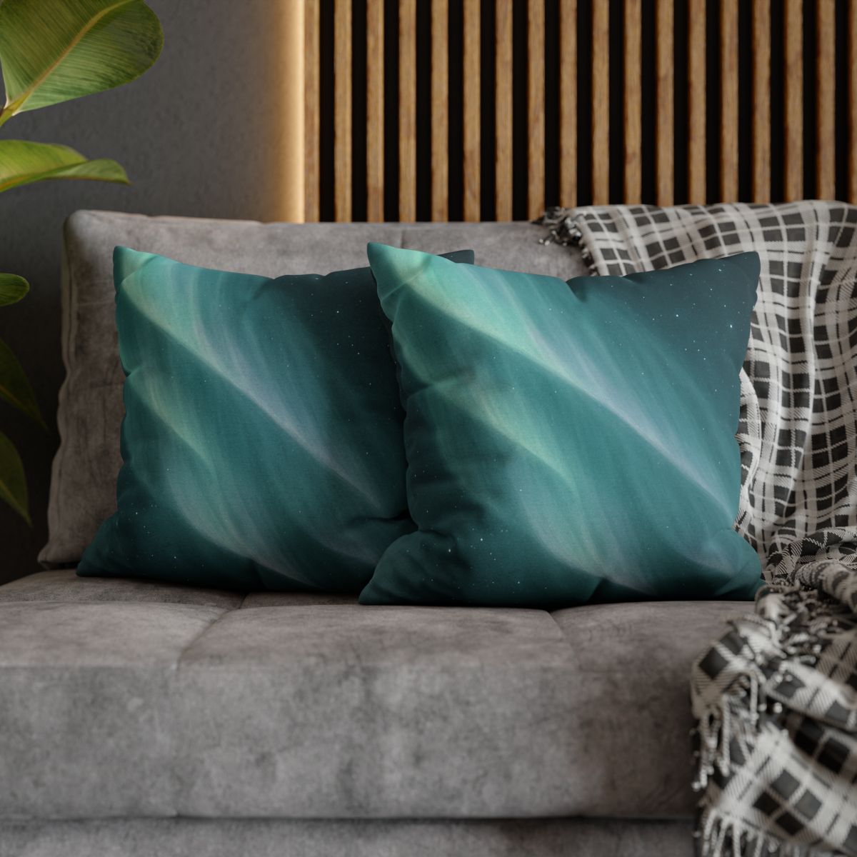 Aurora Veil Star Tides personalized pillow covers