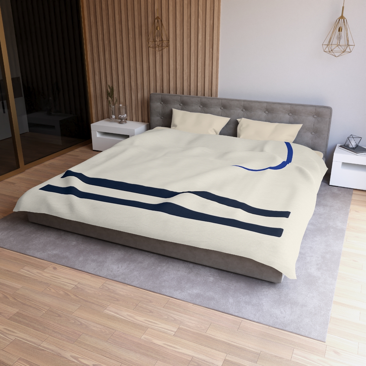 Stepped Bars Under A Crescent stylish duvet covers
