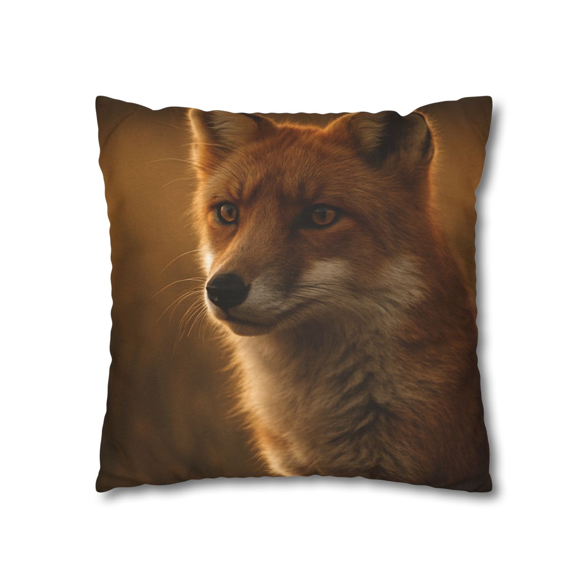 Crimson Whisper Red Fox comfortable bedding pillow covers