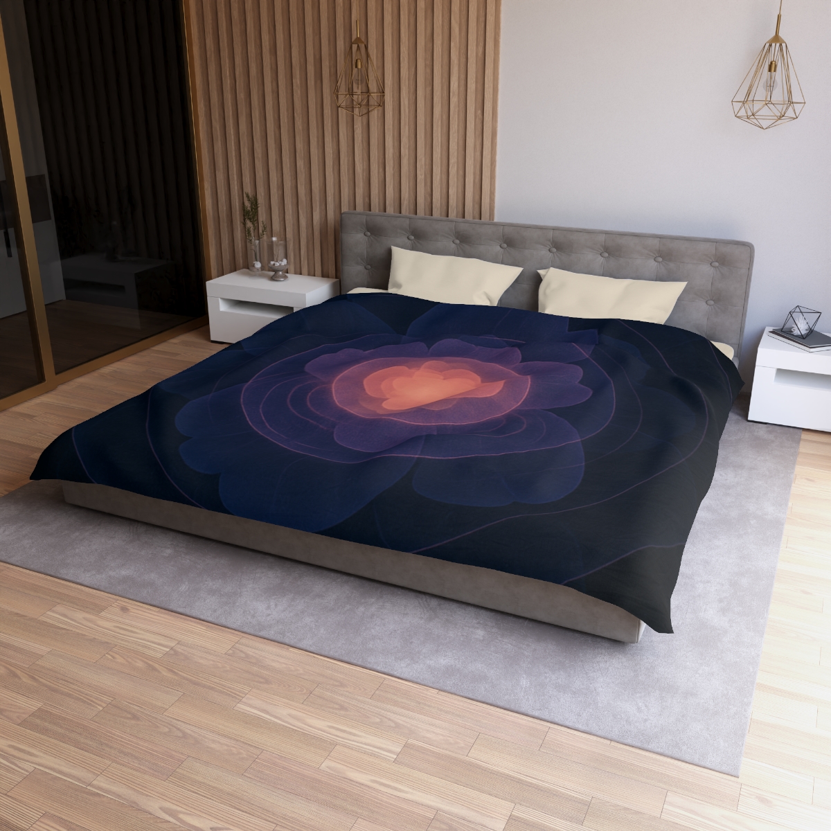 Petal Halo Interference unique patterned duvets