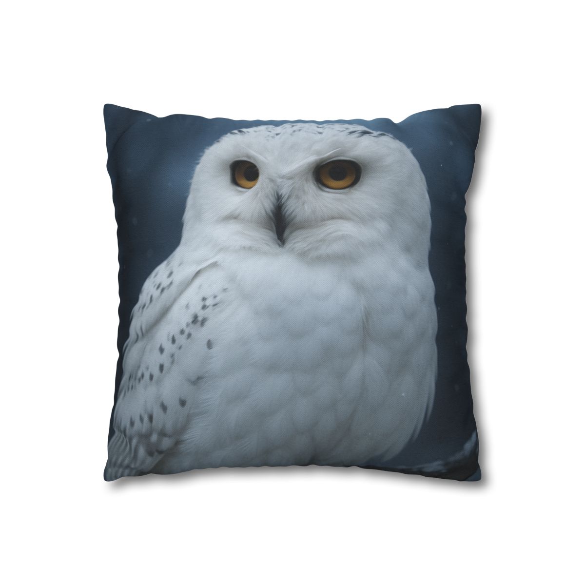 Twilight Watcher Snowy Owl personalized pillow covers