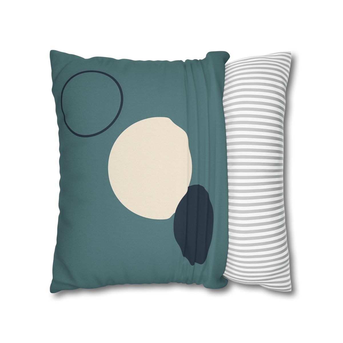 Staggered Trio Of Circles Harmony stylish decorative pillowcases