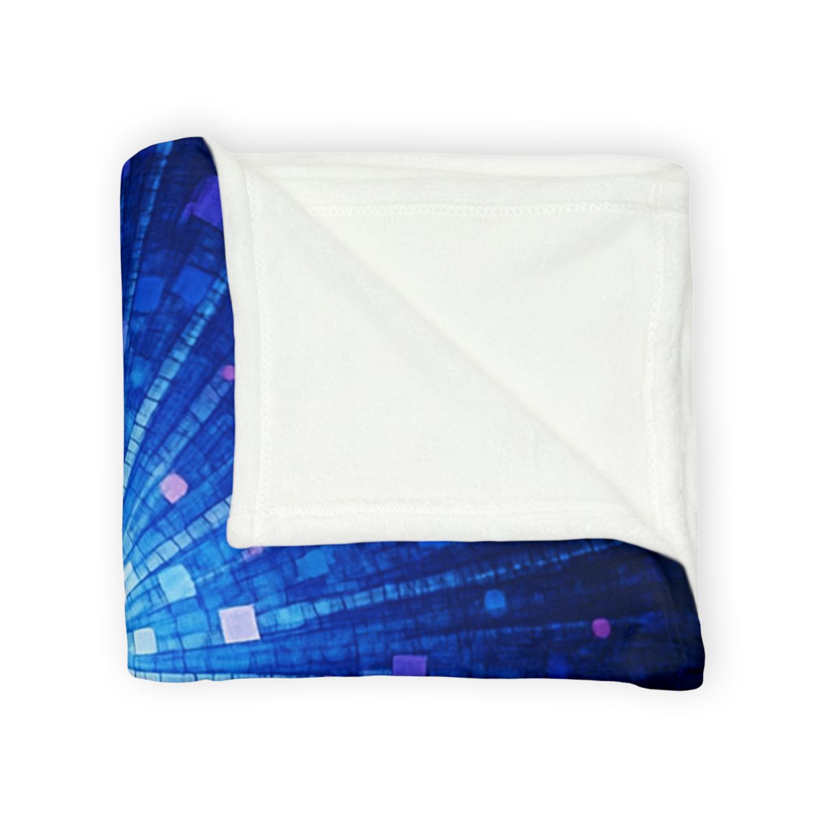 Photon Burst Mosaic stylish throw blankets