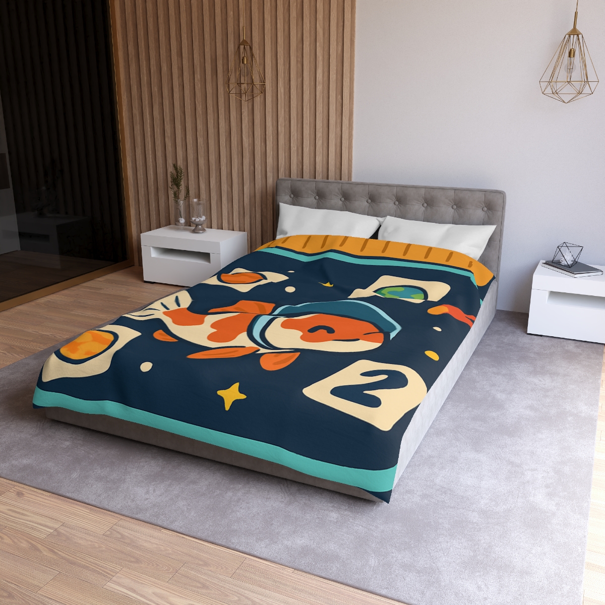Comet Koi Classroom custom duvets