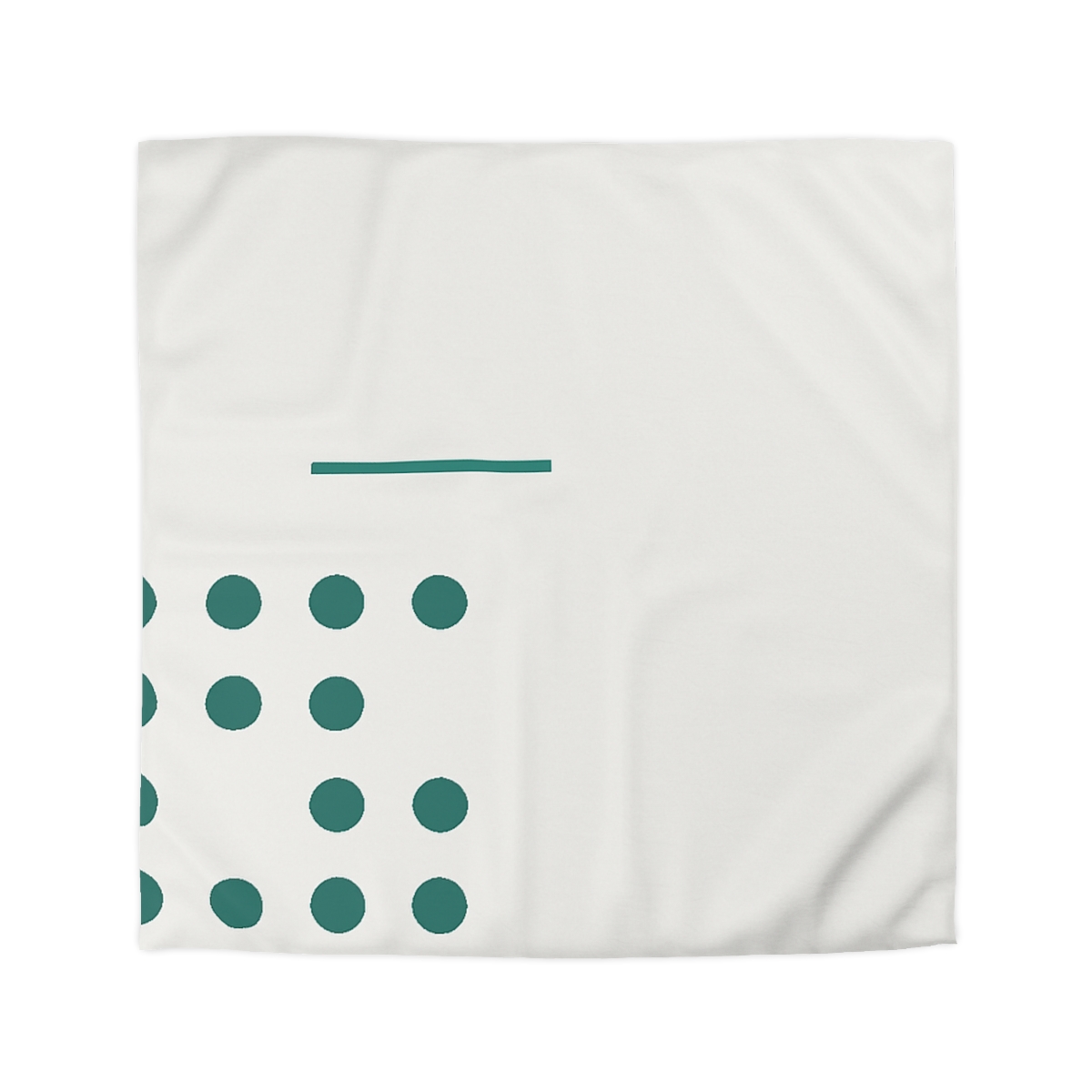 Sparse Dot Lattice Corner unique patterned duvets