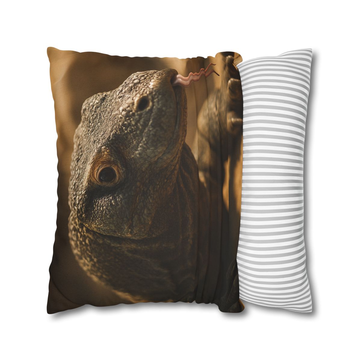 Ancient Sentinel Komodo Dragon designer print pillow cases