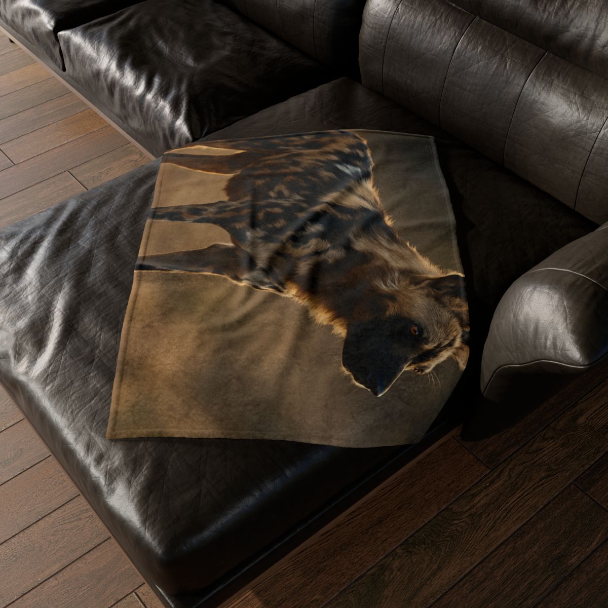 Ember Gaze African Wild Dog soft fleece blankets