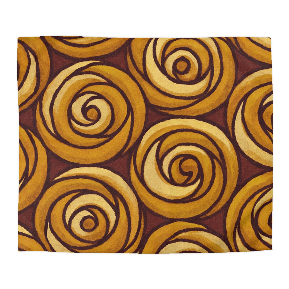 Spiral Bud Tessellation unique patterned duvets