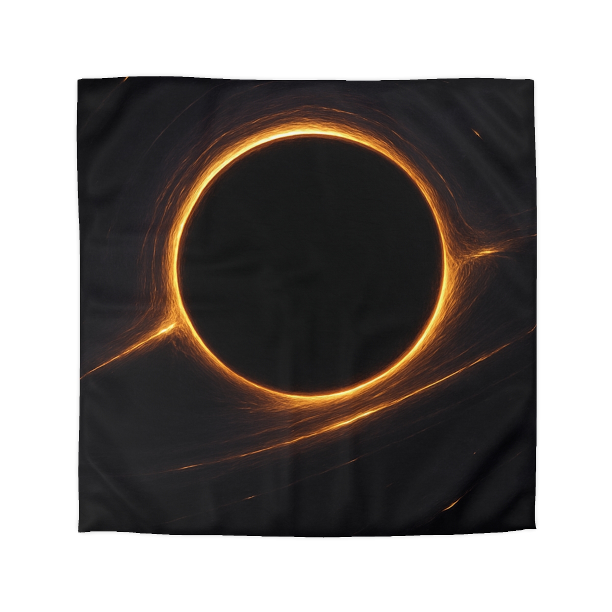 Black Hole Silhouette unique patterned duvets