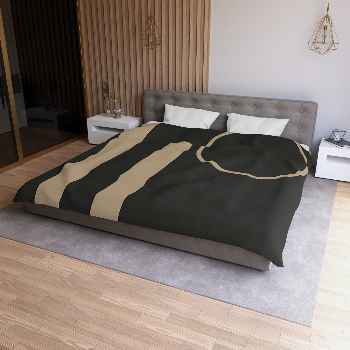 Split Bar With Quiet Ring custom duvets